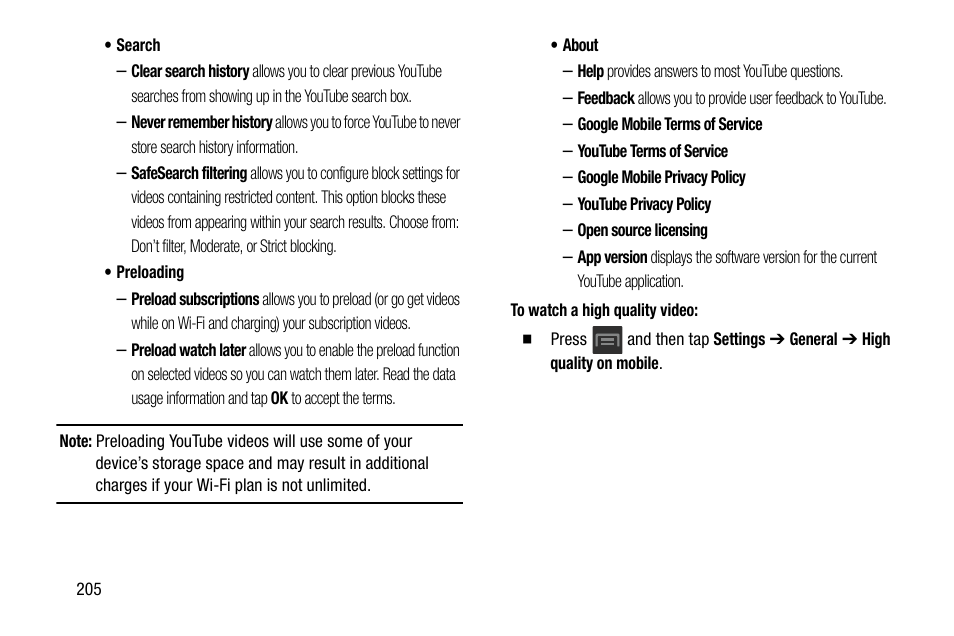 Samsung SGH-T599DAATMB User Manual | Page 210 / 340