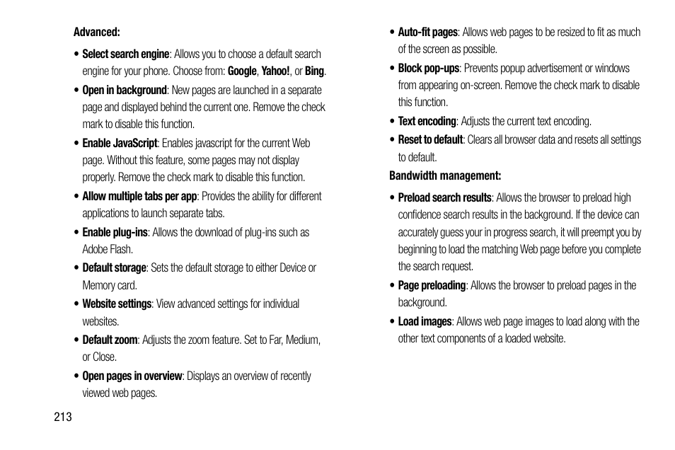 Samsung SGH-T599DAATMB User Manual | Page 218 / 340