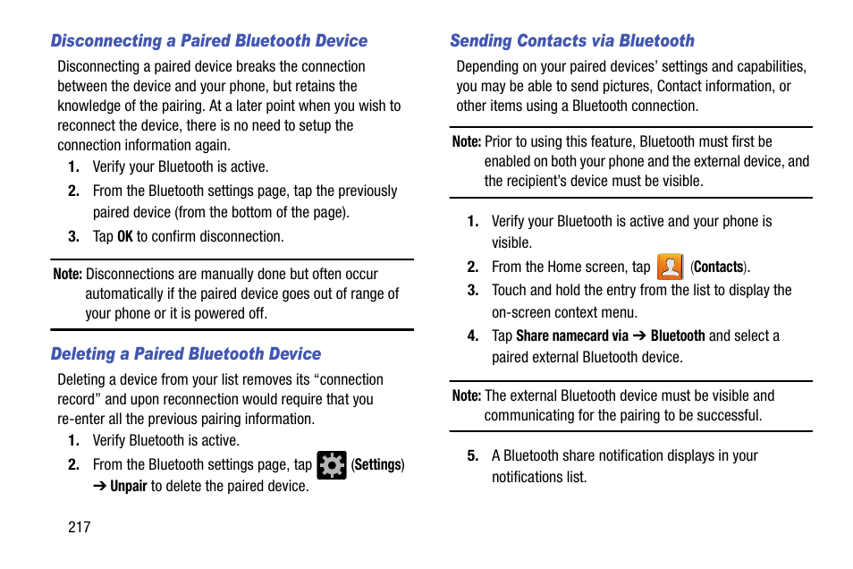 Samsung SGH-T599DAATMB User Manual | Page 222 / 340