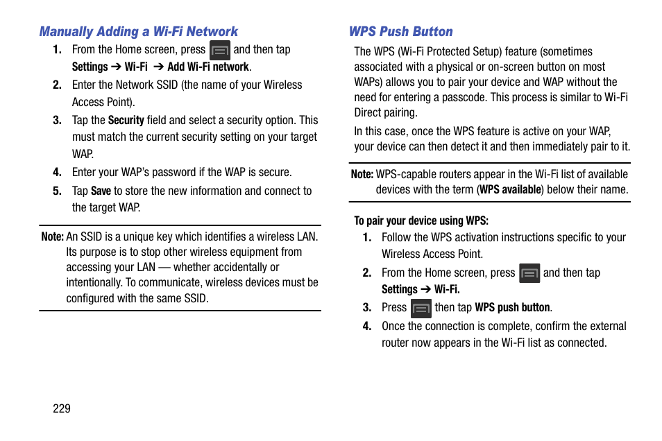 Samsung SGH-T599DAATMB User Manual | Page 234 / 340