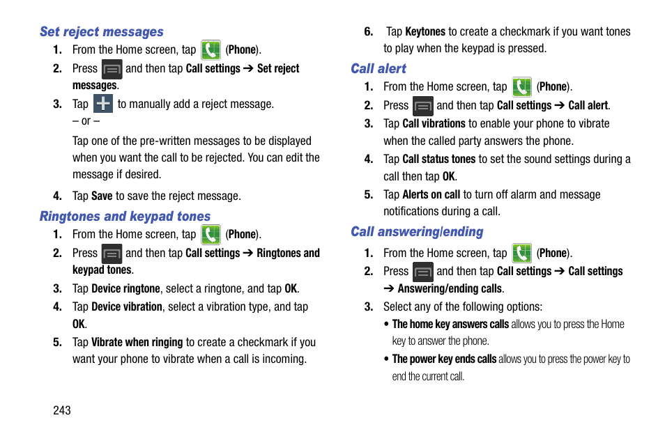 Samsung SGH-T599DAATMB User Manual | Page 248 / 340