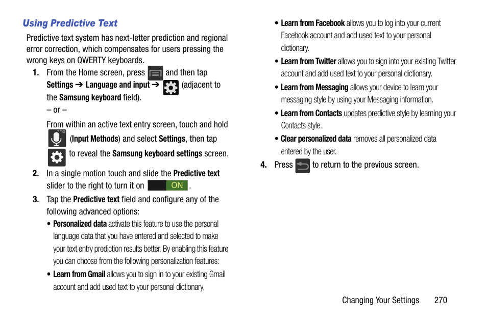 Samsung SGH-T599DAATMB User Manual | Page 275 / 340