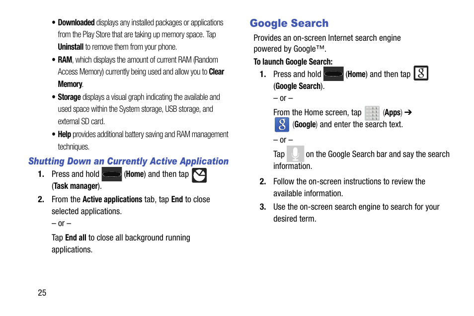 Google search | Samsung SGH-T599DAATMB User Manual | Page 30 / 340