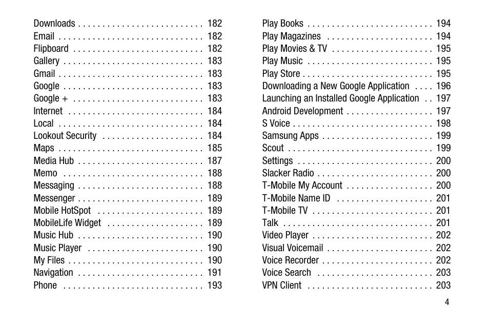 Samsung SGH-T599DAATMB User Manual | Page 9 / 340