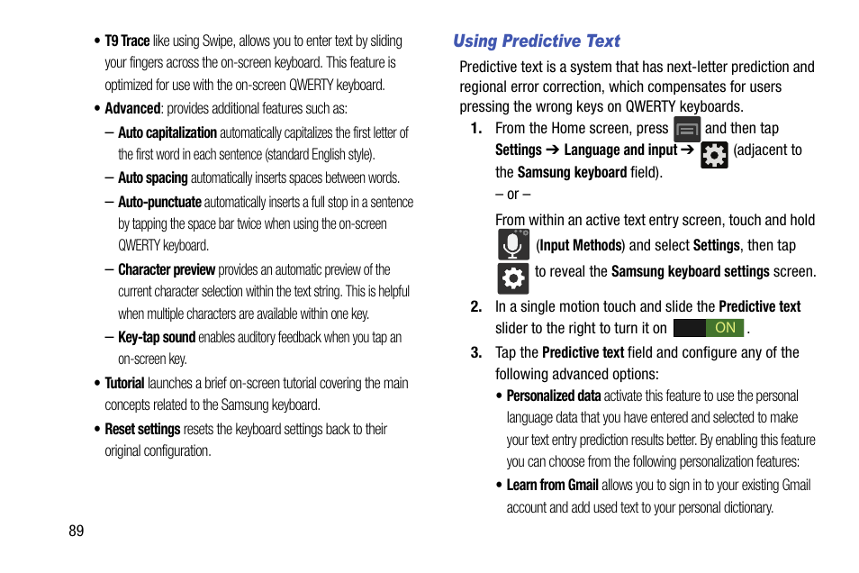 Samsung SGH-T599DAATMB User Manual | Page 94 / 340