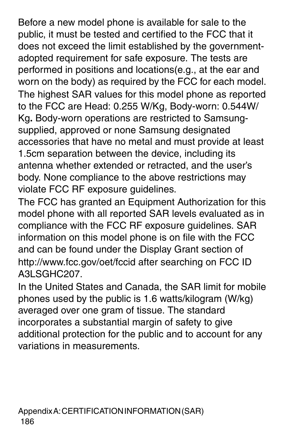 Samsung SGH-C207CSACIN User Manual | Page 187 / 219