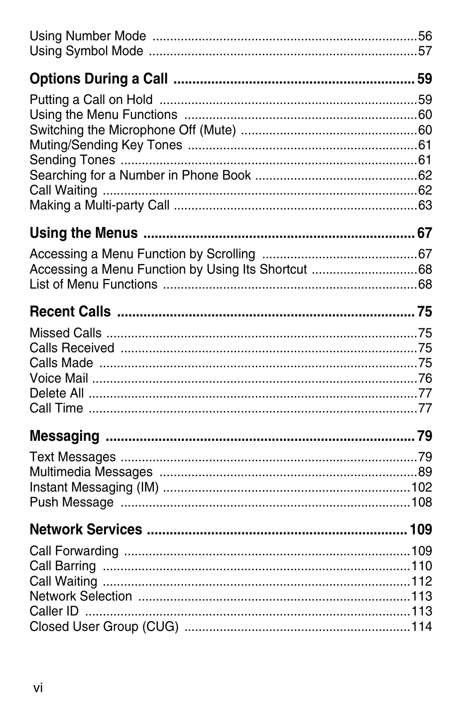 Samsung SGH-C207CSACIN User Manual | Page 7 / 219