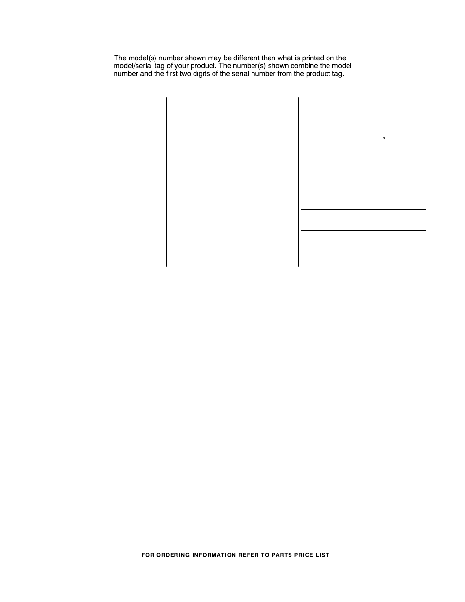 Cabinet parts | Amana NED7200TW10 User Manual | Page 4 / 8