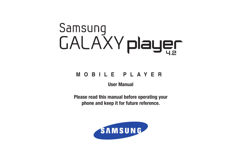 Samsung YP-GI1CB-XAA User Manual | 214 pages