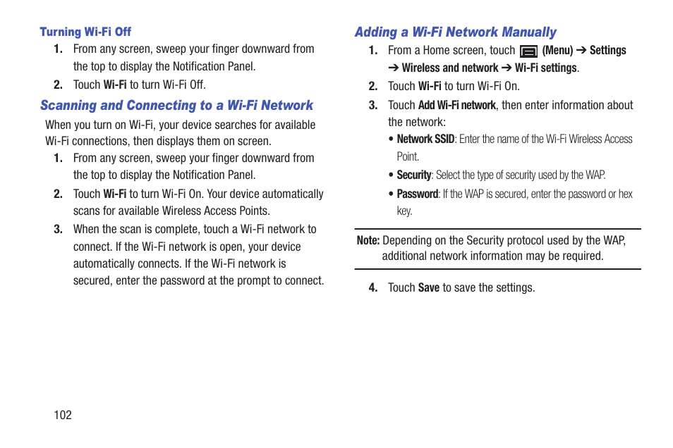 Samsung YP-GI1CB-XAA User Manual | Page 106 / 214