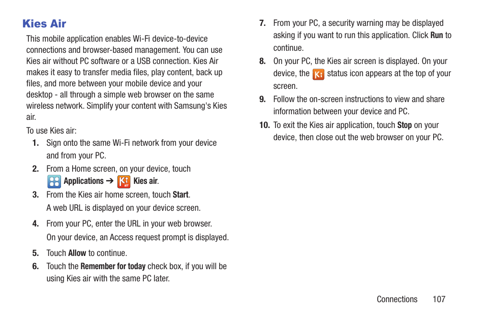 Kies air | Samsung YP-GI1CB-XAA User Manual | Page 111 / 214