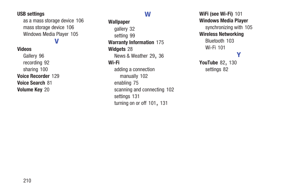Samsung YP-GI1CB-XAA User Manual | Page 214 / 214
