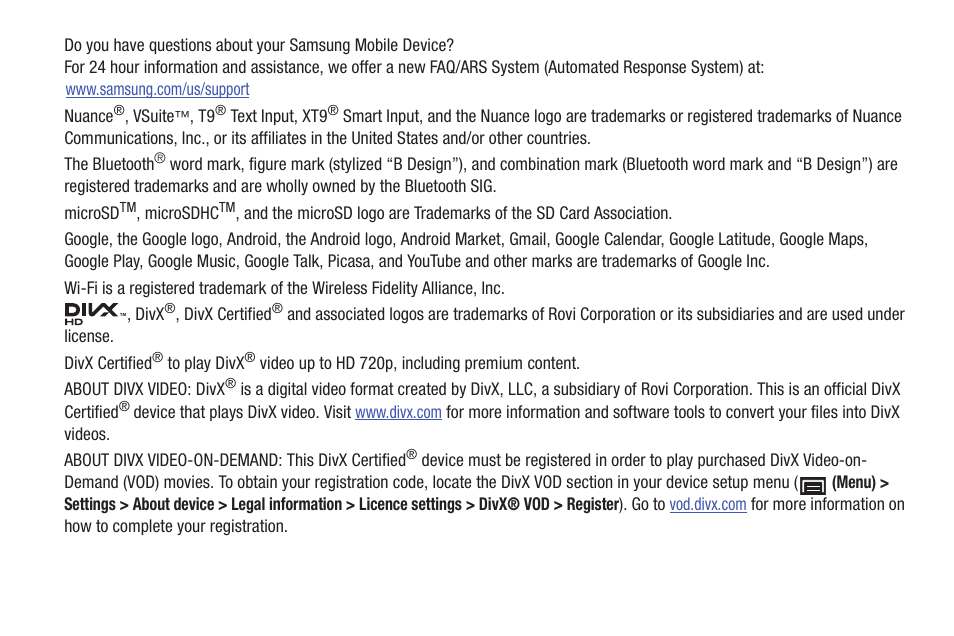 Samsung YP-GI1CB-XAA User Manual | Page 4 / 214