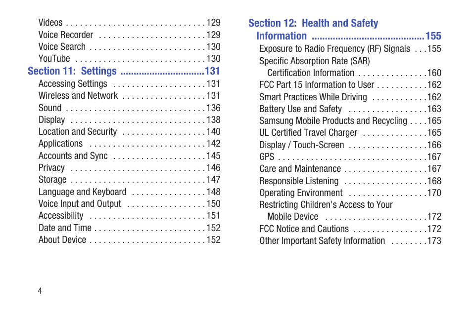 Samsung YP-GI1CB-XAA User Manual | Page 8 / 214