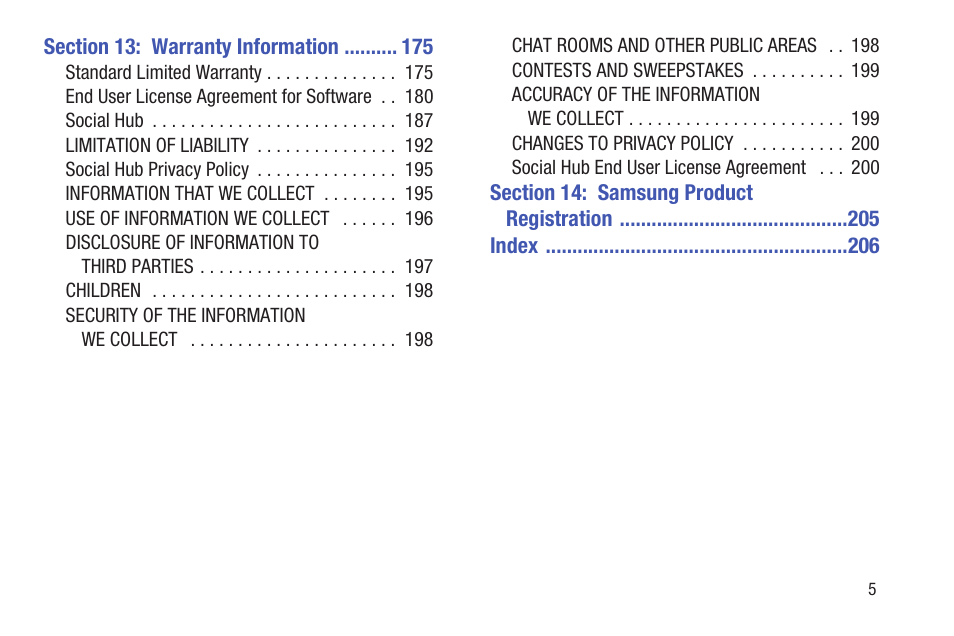 Samsung YP-GI1CB-XAA User Manual | Page 9 / 214