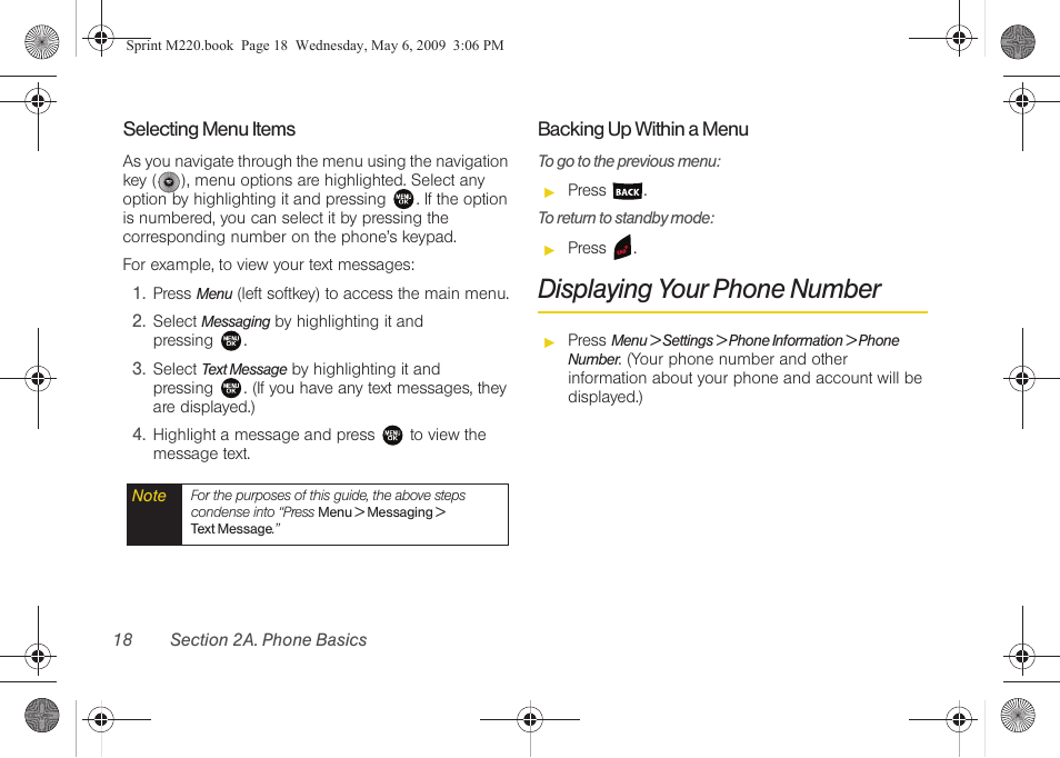 Displaying your phone number | Samsung SPH-M220DAASPR User Manual | Page 32 / 151