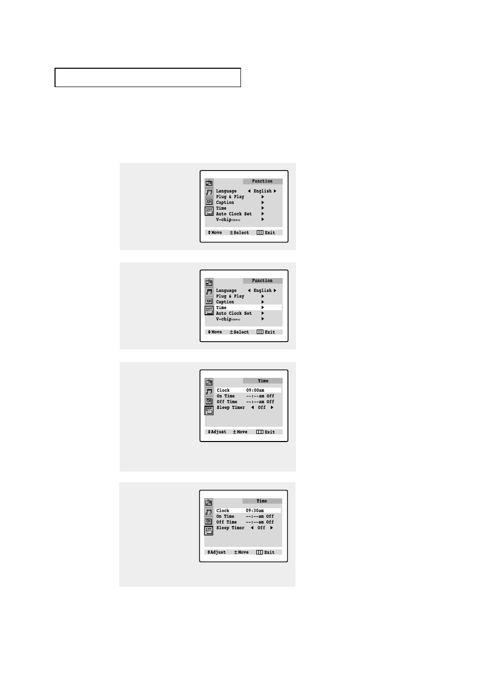 Setting the clock | Samsung TXL3676S-XAC User Manual | Page 31 / 58