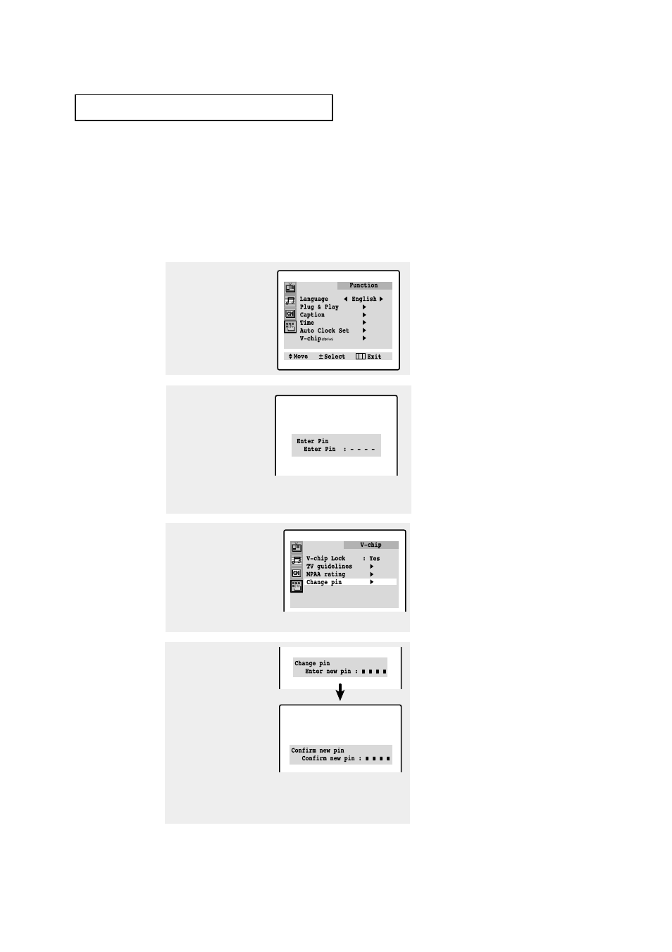 Using the v-chip (option) | Samsung TXL3676S-XAC User Manual | Page 52 / 58