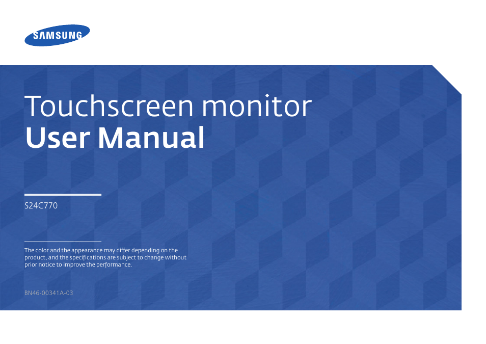 Samsung LS24C770TS-ZA User Manual | 60 pages