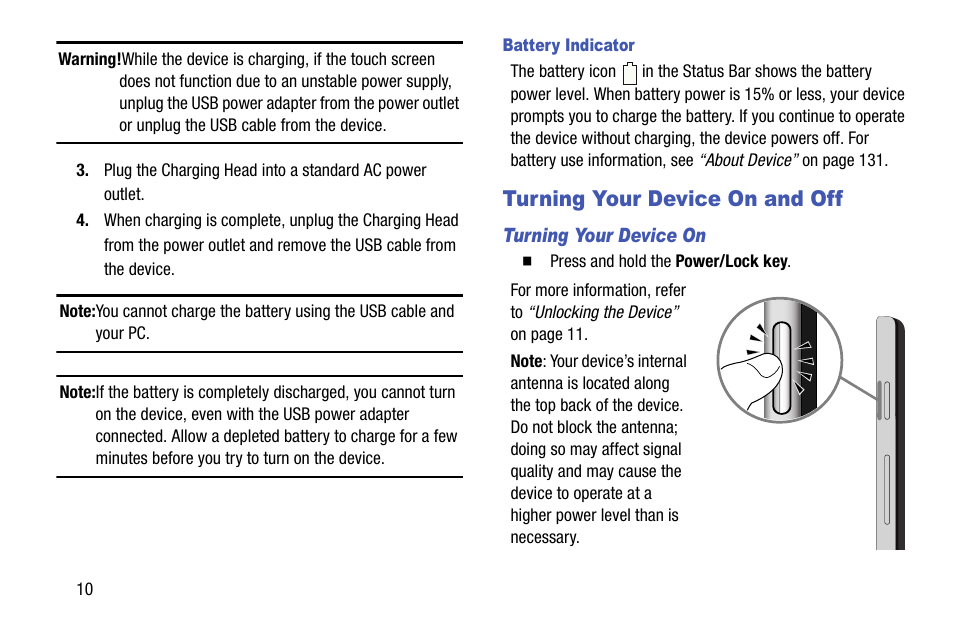 Turning your device on and off | Samsung SM-P605VZKEVZW User Manual | Page 17 / 144