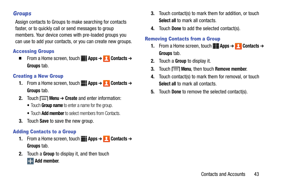 Samsung SM-P605VZKEVZW User Manual | Page 50 / 144
