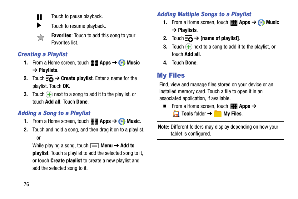 My files | Samsung SM-P605VZKEVZW User Manual | Page 83 / 144