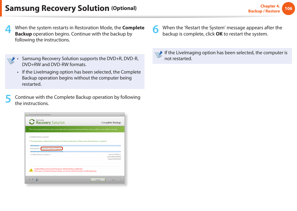 Samsung recovery solution | Samsung NP600B4C-A01US User Manual | Page 107 / 143