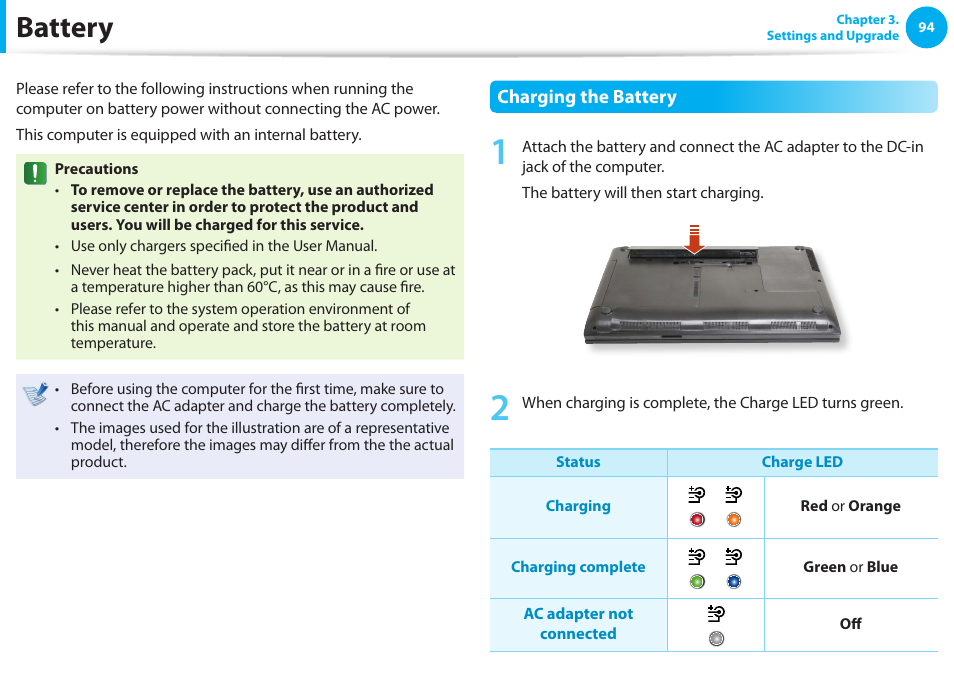 Battery | Samsung NP600B4C-A01US User Manual | Page 95 / 143