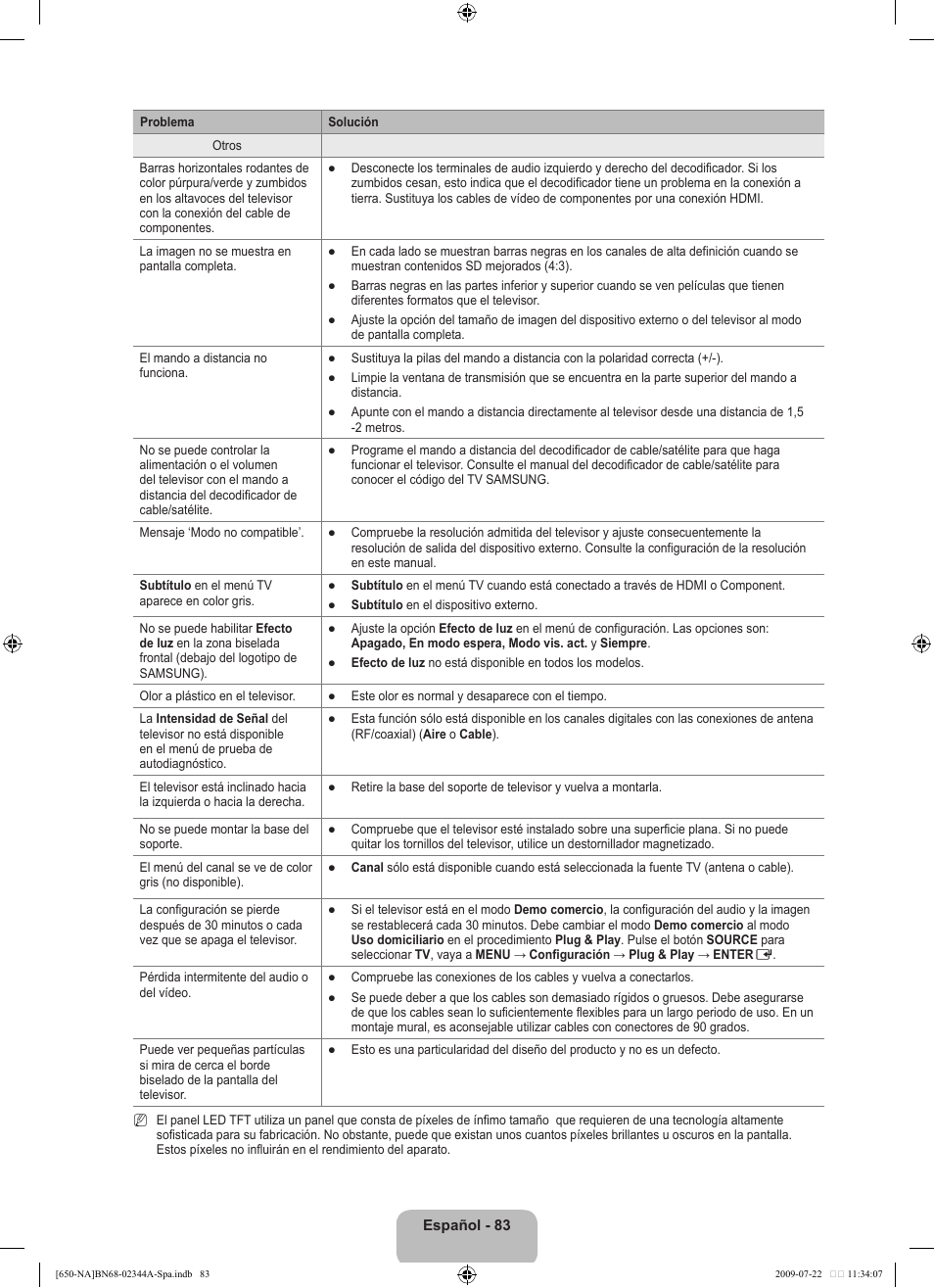 Samsung LN65B650X1FXZA User Manual | Page 189 / 286