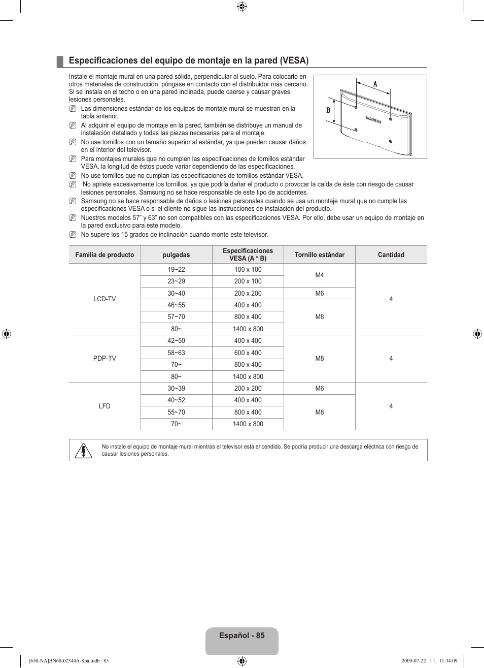 Samsung LN65B650X1FXZA User Manual | Page 191 / 286