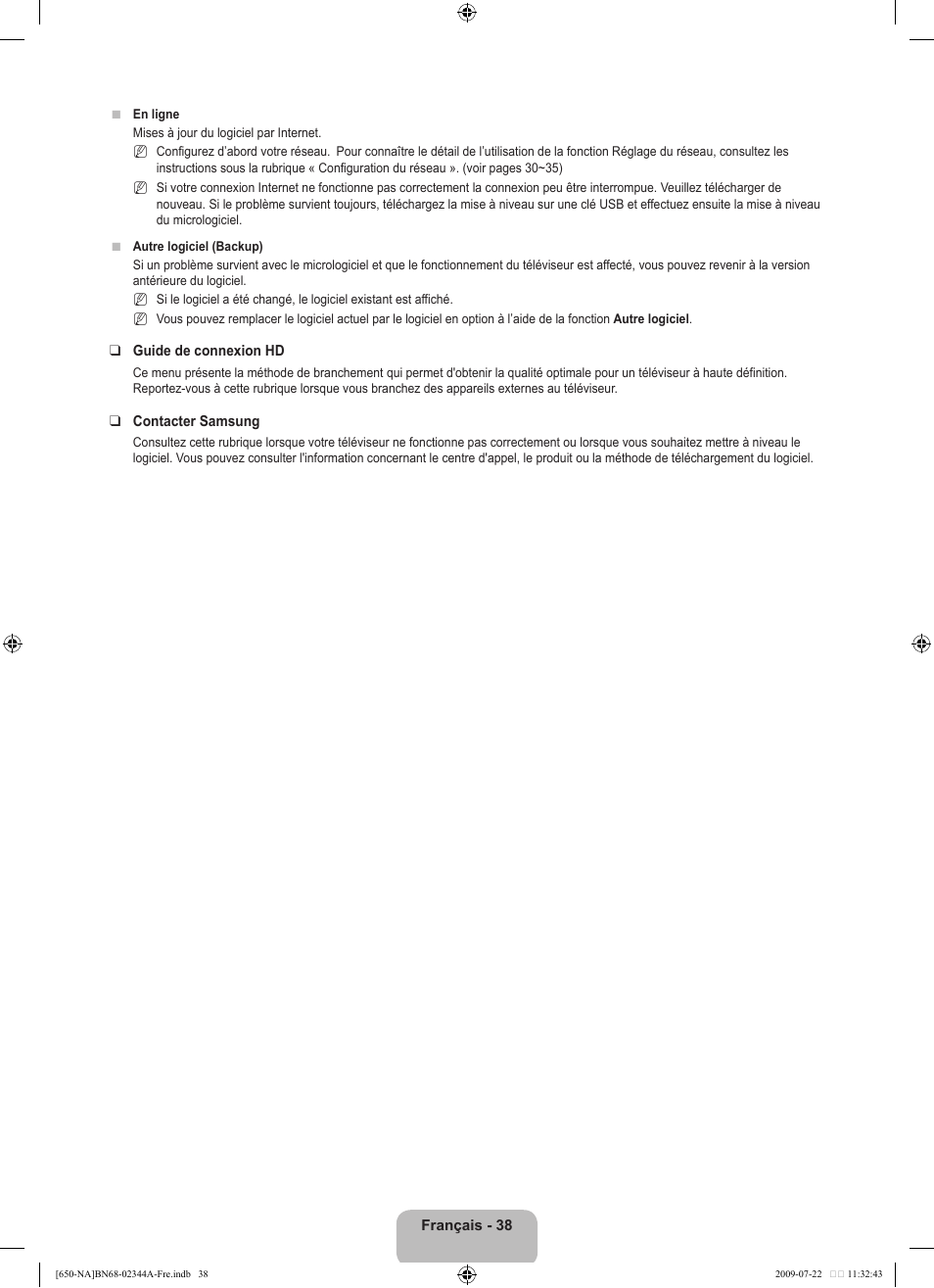 Samsung LN65B650X1FXZA User Manual | Page 235 / 286