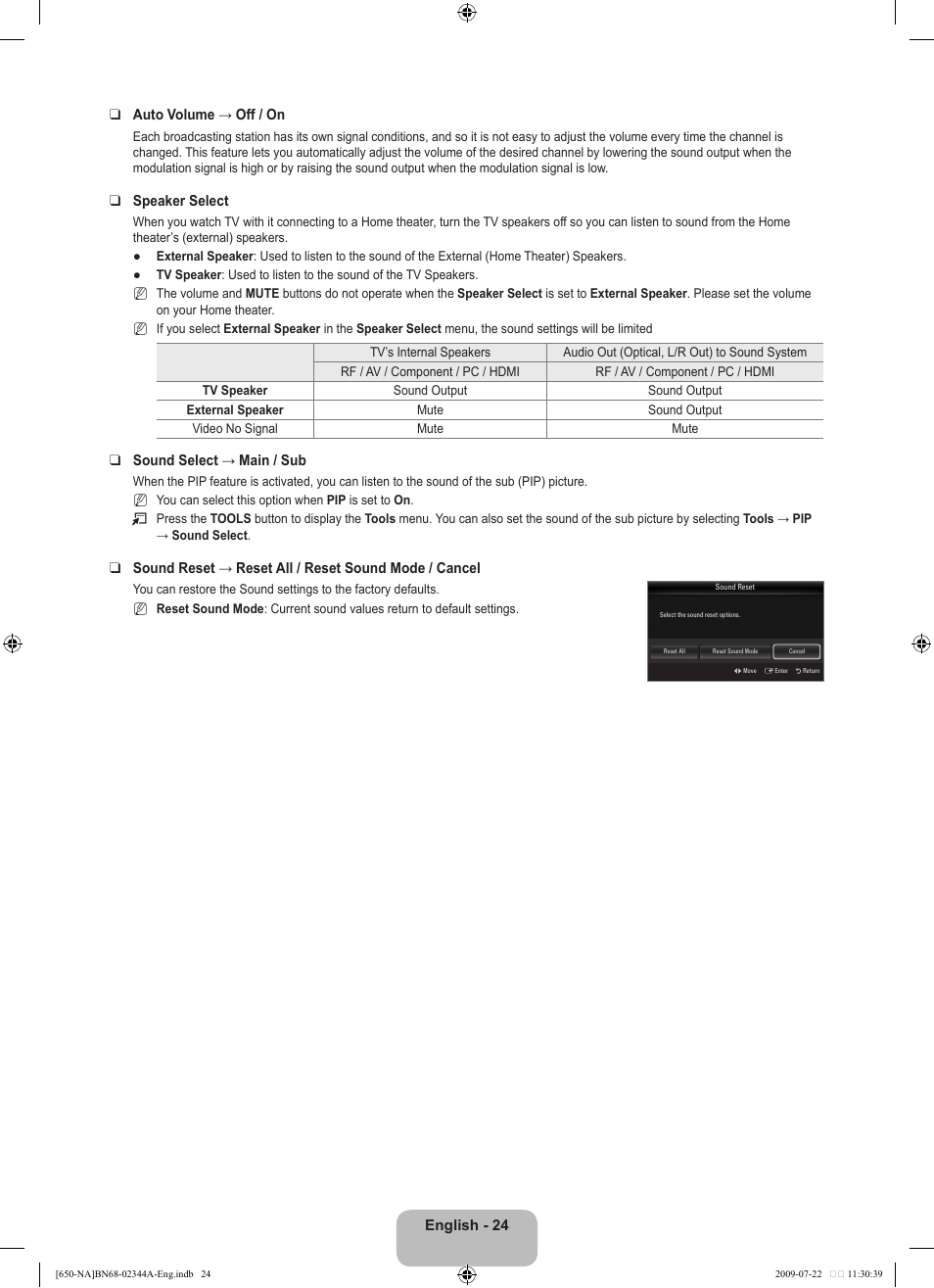 Samsung LN65B650X1FXZA User Manual | Page 26 / 286