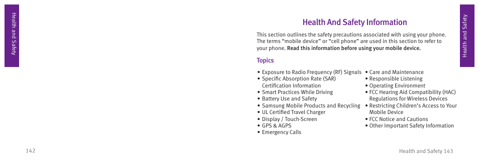 Health and safety information | Samsung SCH-R220ZSADYN User Manual | Page 77 / 122