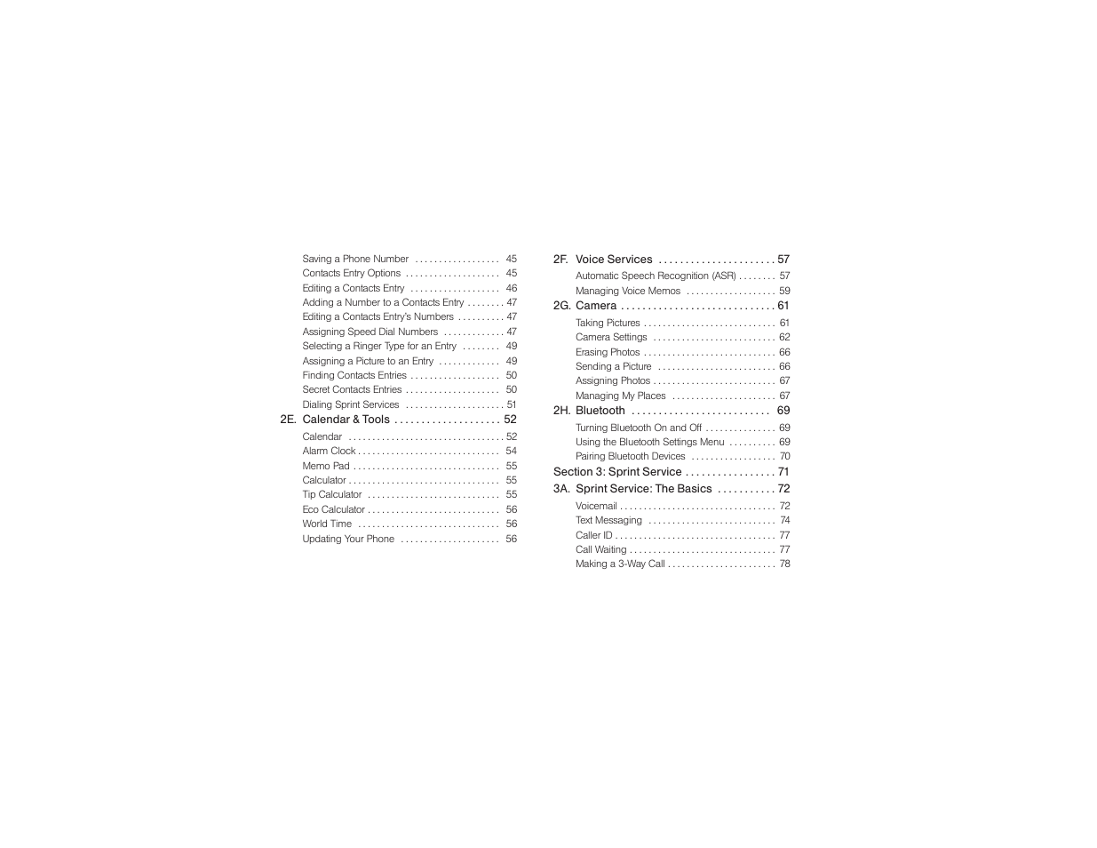 Samsung SPH-M360ZKASPR User Manual | Page 4 / 124