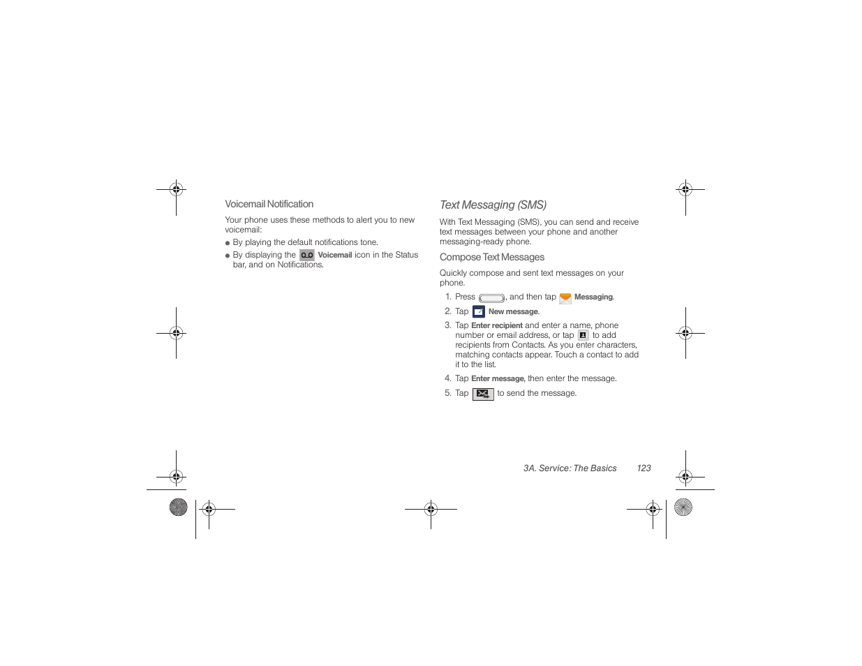 Text messaging (sms) | Samsung SPH-M840UWABST User Manual | Page 132 / 193