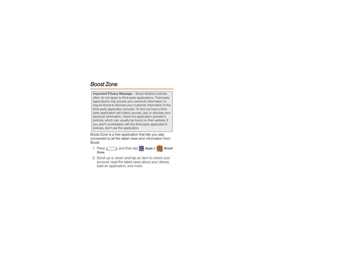 Boost zone | Samsung SPH-M840UWABST User Manual | Page 146 / 193