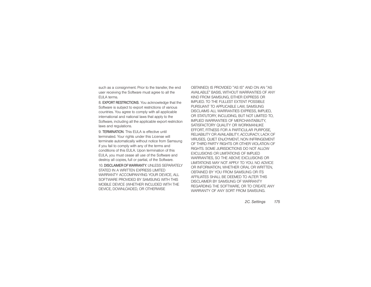 Samsung SPH-M840UWABST User Manual | Page 184 / 193