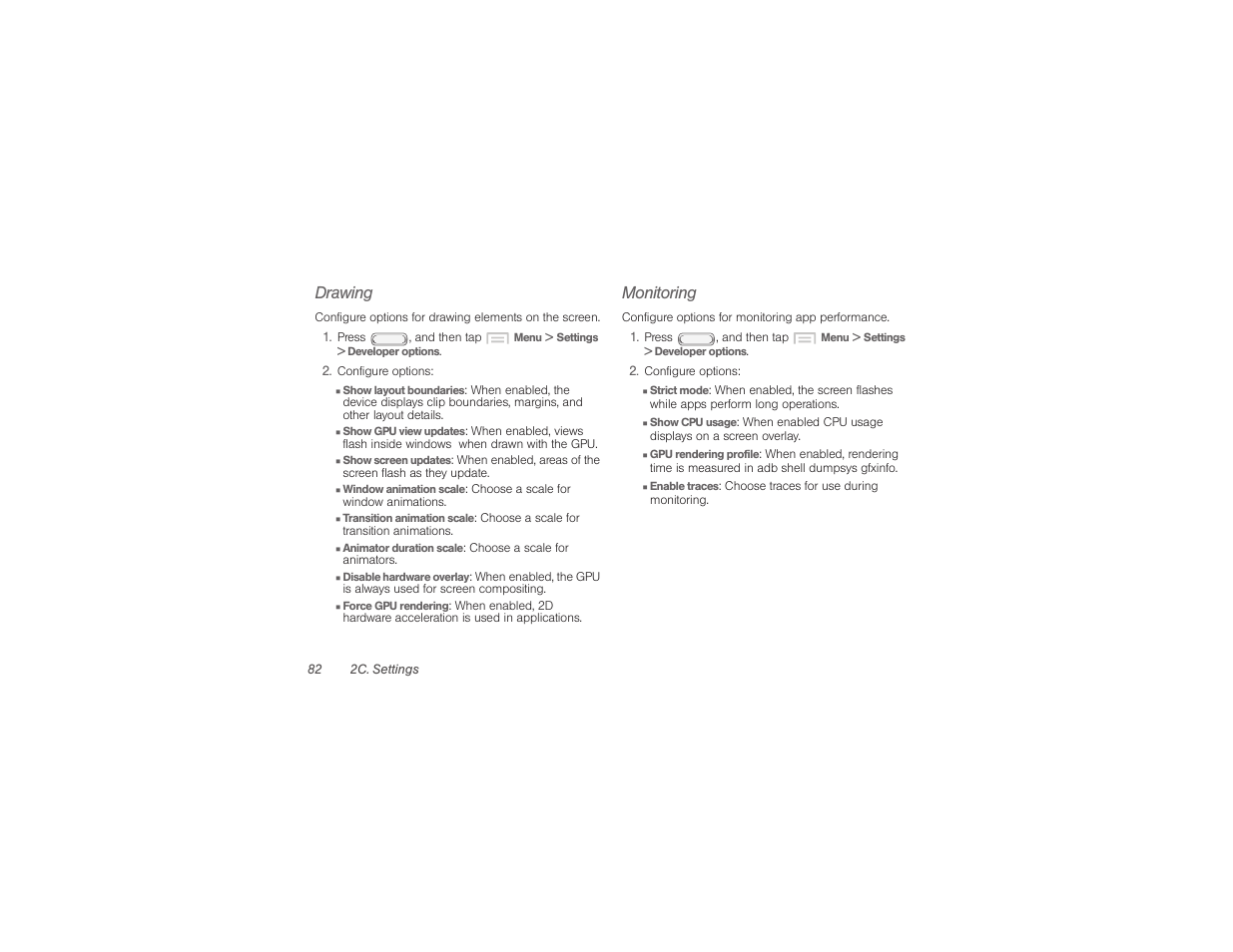 Drawing, Monitoring | Samsung SPH-M840UWABST User Manual | Page 91 / 193