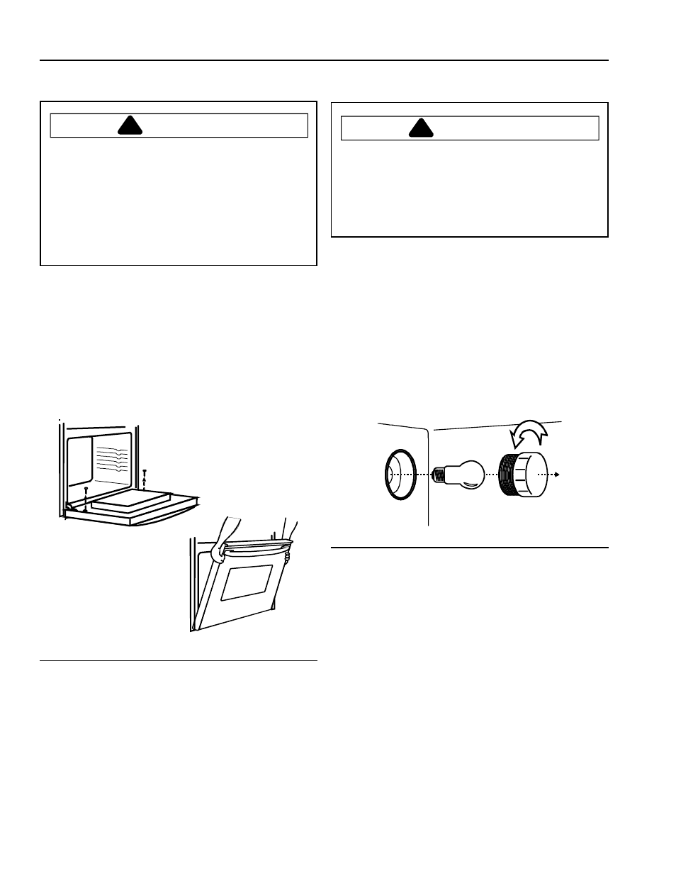 Care and cleaning, Caution, Warning | Amana EVENAIR AOCS3040 User Manual | Page 28 / 32