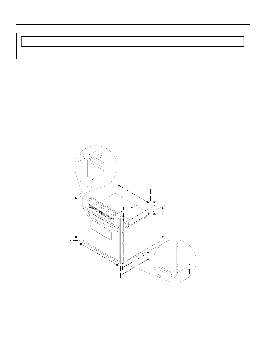 Installation, Caution, Packing material | Oven location, Oven dimensions | Amana EVENAIR AOCS3040 User Manual | Page 4 / 32
