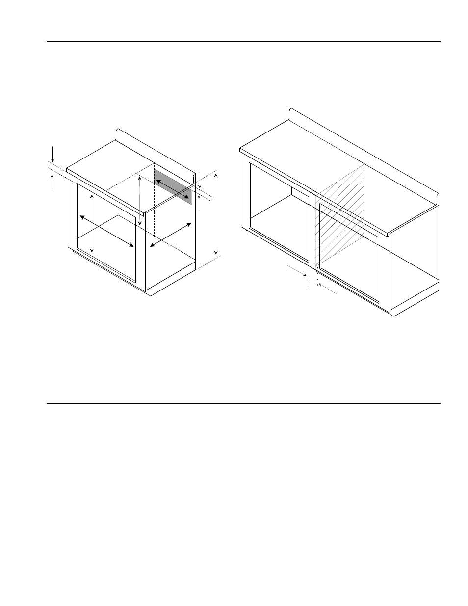 Wall oven under countertop | Amana EVENAIR AOCS3040 User Manual | Page 5 / 32