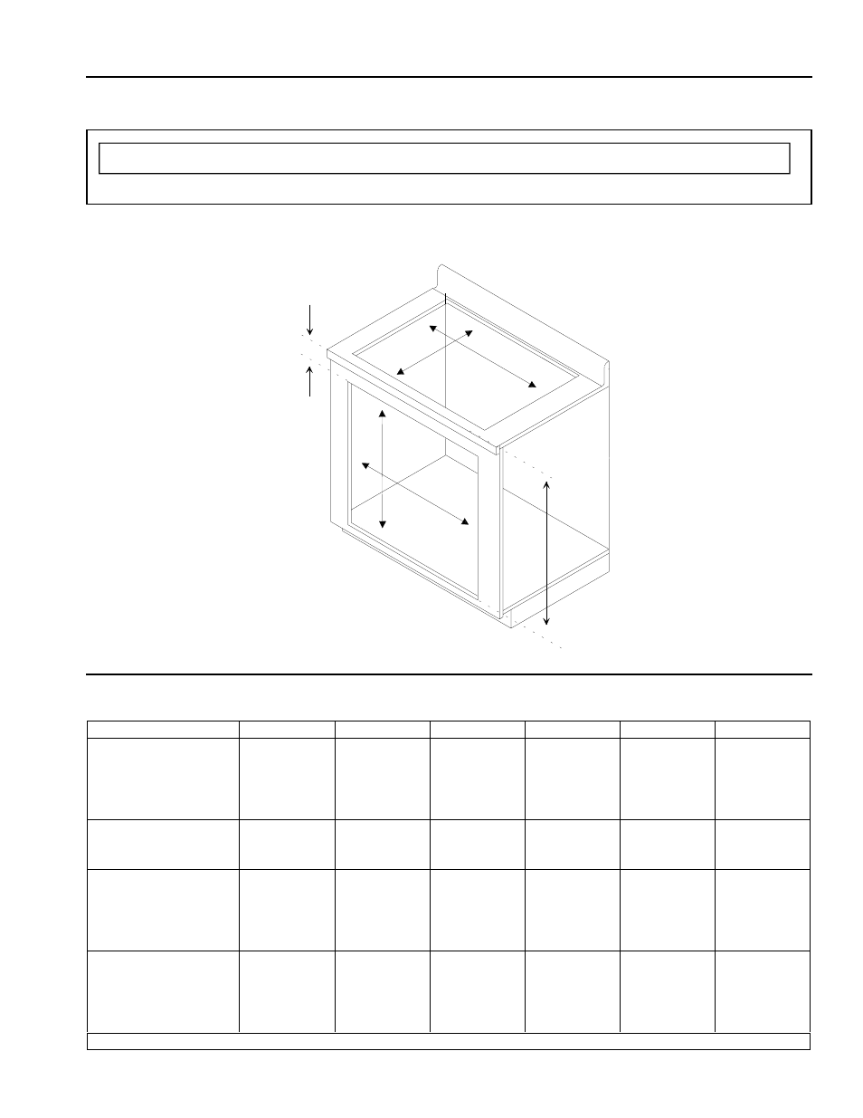 Caution, Cooktops above aocs wall oven | Amana EVENAIR AOCS3040 User Manual | Page 7 / 32
