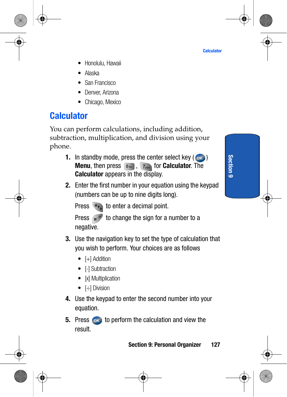 Calculator | Samsung SCH-A570ZSVXAR User Manual | Page 127 / 194