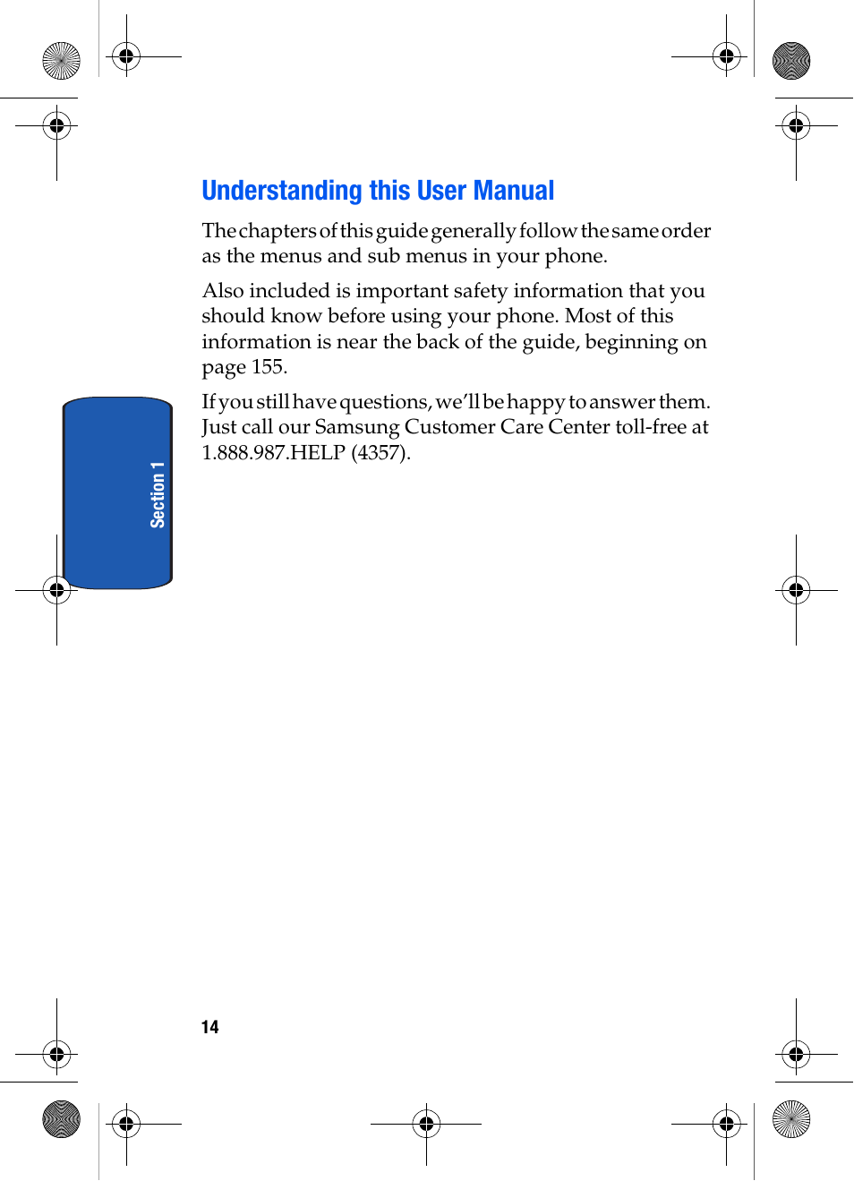 Understanding this user manual | Samsung SCH-A570ZSVXAR User Manual | Page 14 / 194