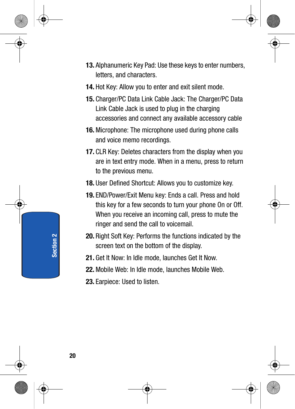 Samsung SCH-A570ZSVXAR User Manual | Page 20 / 194