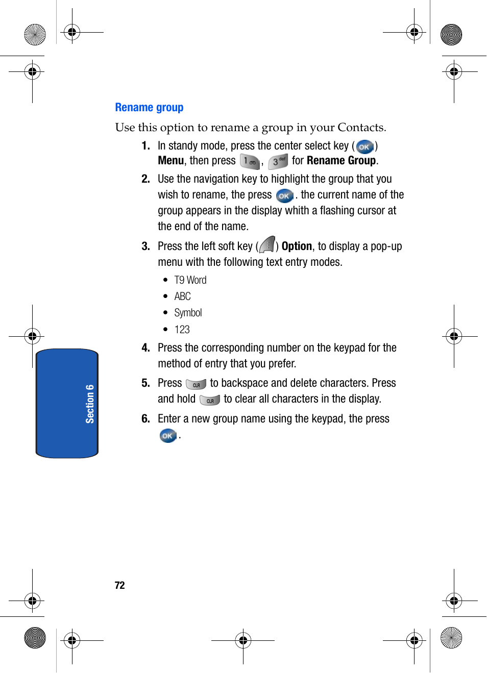 Rename group | Samsung SCH-A570ZSVXAR User Manual | Page 72 / 194