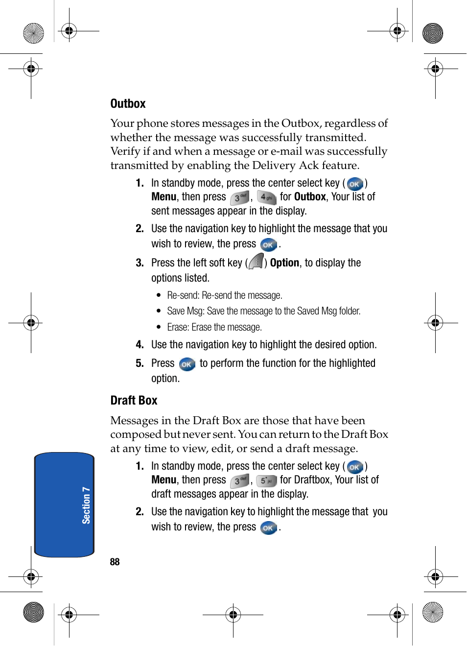 Outbox, Draft box | Samsung SCH-A570ZSVXAR User Manual | Page 88 / 194