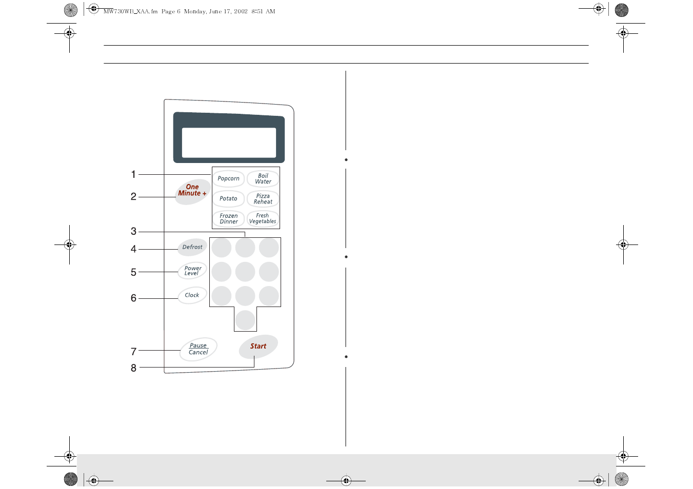 Your new microwave oven | Samsung MW730BB-XAA User Manual | Page 6 / 24