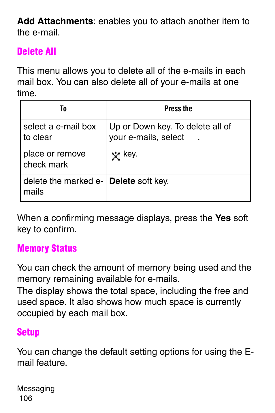 Samsung SGH-E317CSACIN User Manual | Page 106 / 224