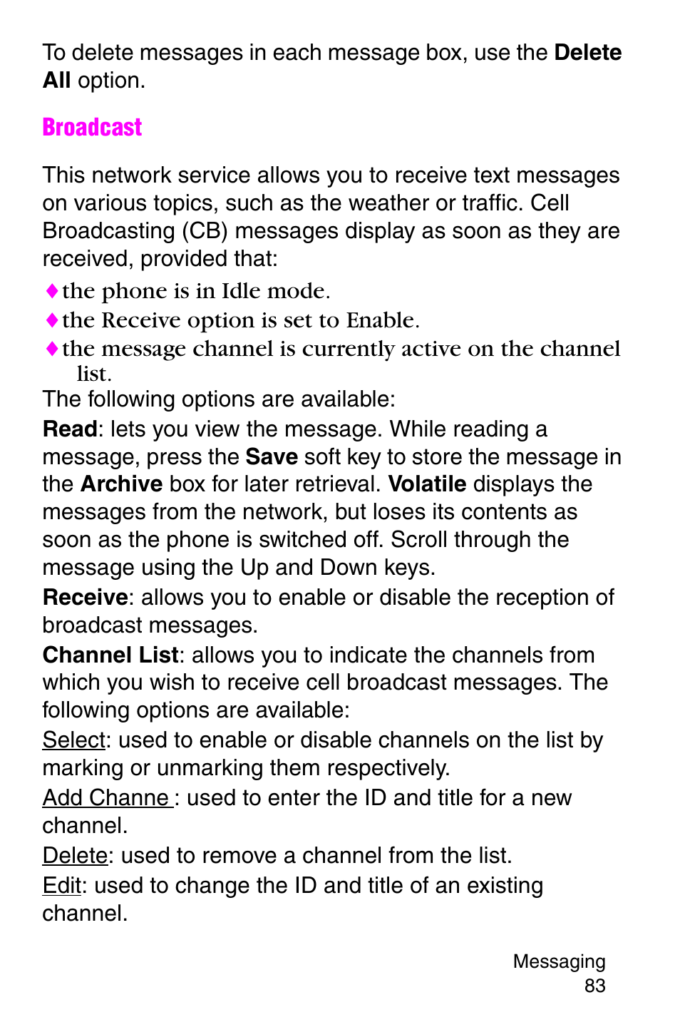 Samsung SGH-E317CSACIN User Manual | Page 83 / 224